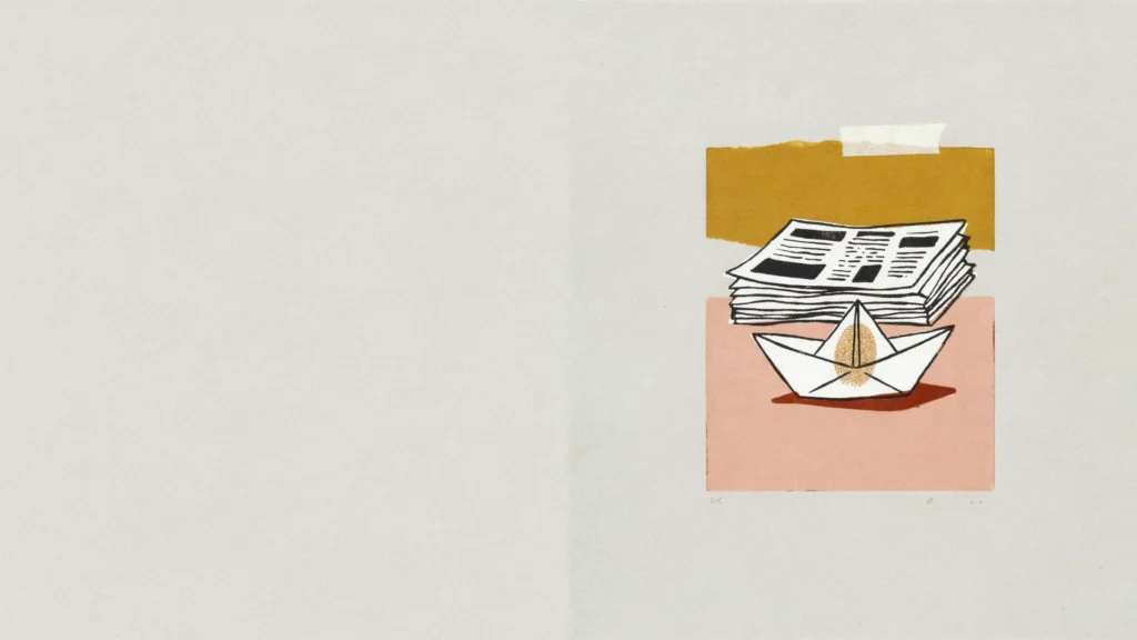 paper remembers illustration sascha schulz